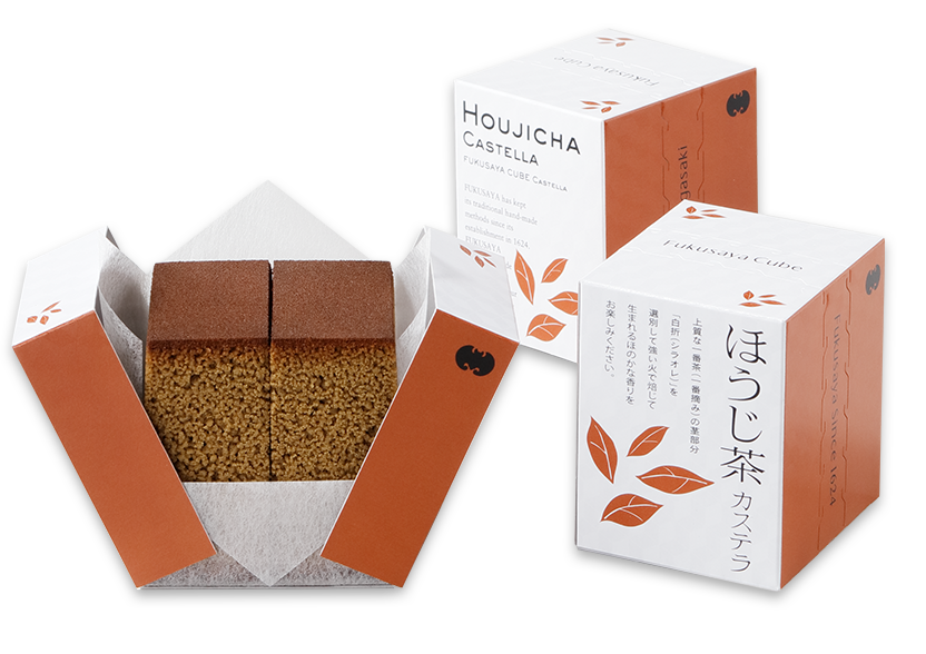 フクサヤキューブほうじ茶カステラ