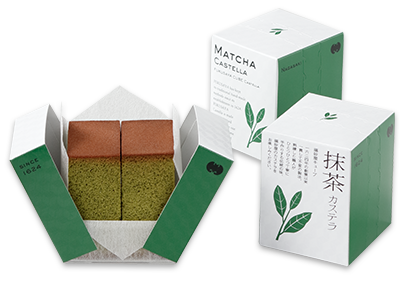 フクサヤキューブ抹茶カステラ